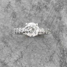 Load image into Gallery viewer, 1.20 Carat Round Brilliant Diamond Ring Certified GIA
