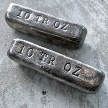 Load image into Gallery viewer, 10oz Silver Trimount Refining Poured Silver bar
