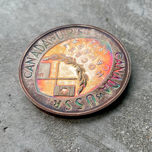 Load image into Gallery viewer, 1972 Canada vs USSR Silver medal with incredible toning!
