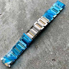 New Authentic Cartier Tank Francaise 19mm Bracelet - Stainless Steel + Gold