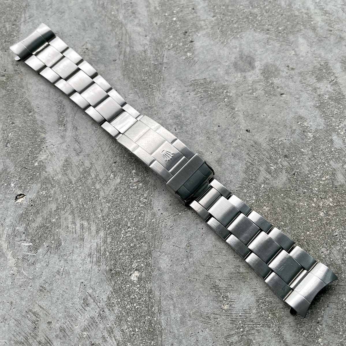 1977 Vintage Rolex 9315 Rolex Bracelet with 380 end-links 20mm 5513 1680 Patented