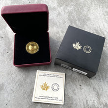 Load image into Gallery viewer, 2018 Canada 1 oz .9999 Fine Gold Coin - High Relief Moon Mask
