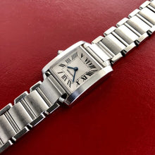 Load image into Gallery viewer, Lady&#39;s Cartier Tank Francaise in Stainless Steel
