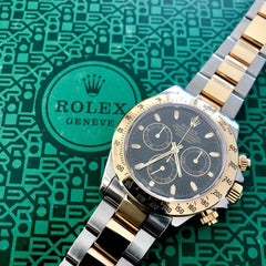 2001 Rolex Daytona Two Tone 16523 with Box + Papers