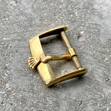 Load image into Gallery viewer, 1980s Authentic Rolex 18K Yellow Gold Buckle Clasp 16mm
