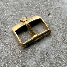 Load image into Gallery viewer, 1980s Authentic Rolex 18K Yellow Gold Buckle Clasp 16mm
