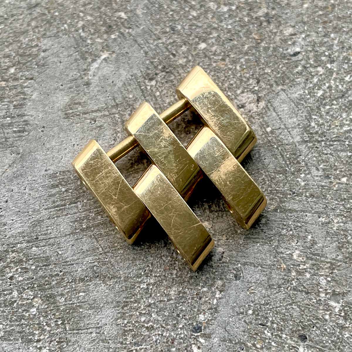 Breitling 18K Yellow Gold 18 mm Solid Gold Link - 7.73 Grams