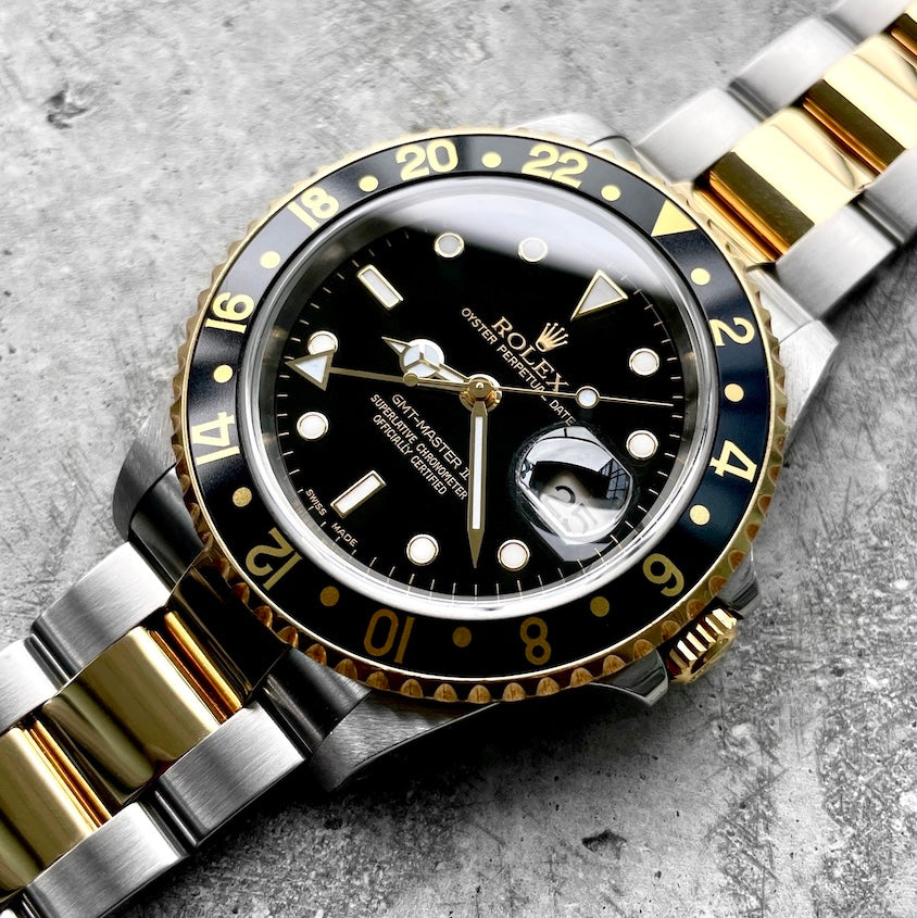 2002 Rolex GMT Master II Two Tone 16713