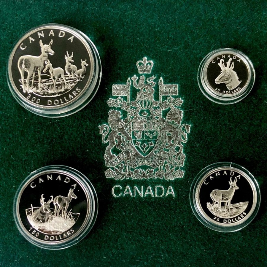 2000 Canada Platinum Wildlife Set – Pronghorn Antelope