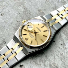 Load image into Gallery viewer, 1987 Rolex 36mm Two Two Datejust Gold + Stainless - 17013 Oysterquartz
