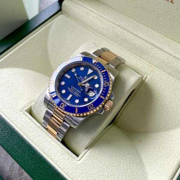2019 Rolex Blue Ceramic Submariner 116613 Box and Papers