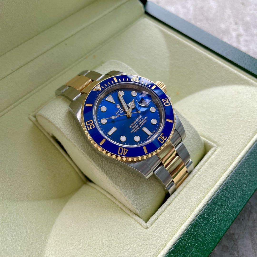 2019 Rolex Blue Ceramic Submariner 116613 Box and Papers