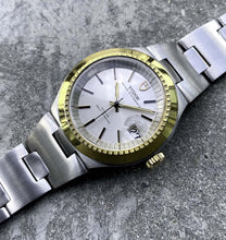 Load image into Gallery viewer, Tudor Ranger Prince Oysterdate 9101/01 Stainless Steel Silver Dial Gold Bezel
