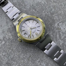 Load image into Gallery viewer, Tudor Ranger Prince Oysterdate 9101/01 Stainless Steel Silver Dial Gold Bezel
