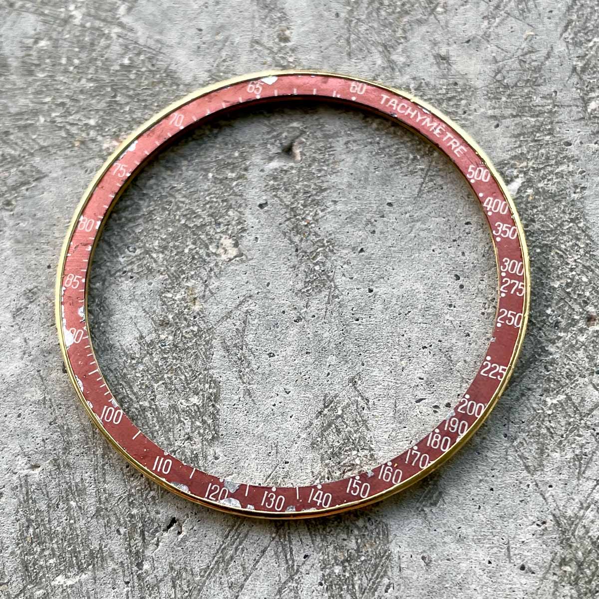 Genuine Vintage Omega Speedmaster 18k Yellow Gold Bezel 145.022 - 1969