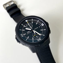 Load image into Gallery viewer, 44mm IWC Galapagos Islands Chronograph Aquatimer 3795 Rubber - Full Set New
