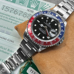 Rolex GMT Master 16700 Pepsi Full Set