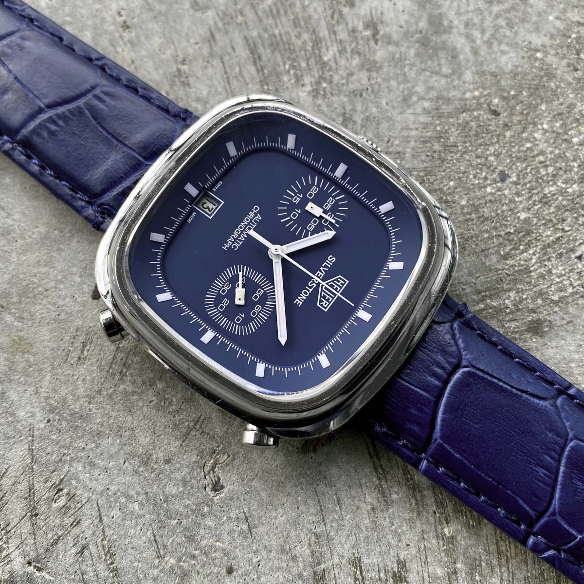 TAG Heuer Silverstone Blue Dial CAM2118 Limited Edition Chronograph