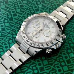 Rolex Daytona 116520 White Dial Scrambled Serial