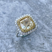 Load image into Gallery viewer, 5.51 Carat Cushion Cut Diamond Ring Certified
