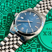 Load image into Gallery viewer, Rolex Precision 6694 Stainless Jubilee Bracelet - Blue Dial
