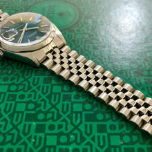 Load image into Gallery viewer, Rolex Precision 6694 Stainless Jubilee Bracelet - Blue Dial
