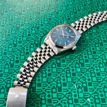 Load image into Gallery viewer, Rolex Precision 6694 Stainless Jubilee Bracelet - Blue Dial
