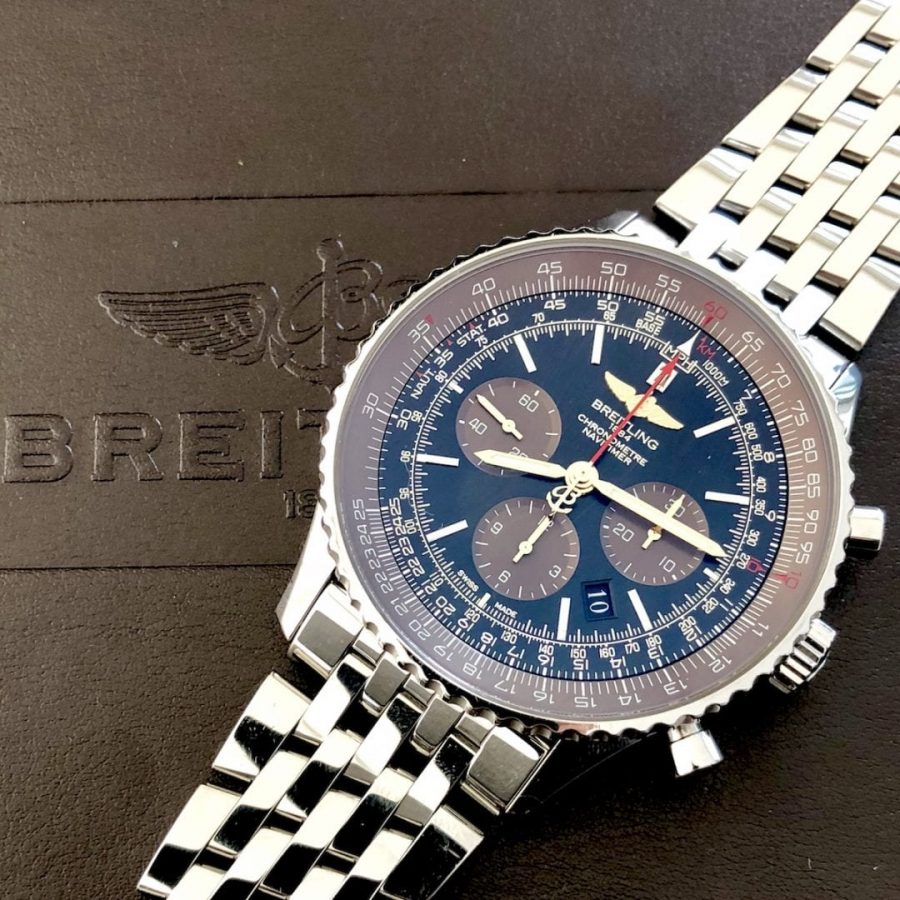 46 Navitimer with Chocolate dial, Box + Papers - Limited 1/1000