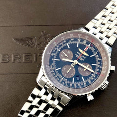 46 Navitimer with Chocolate dial, Box + Papers - Limited 1/1000