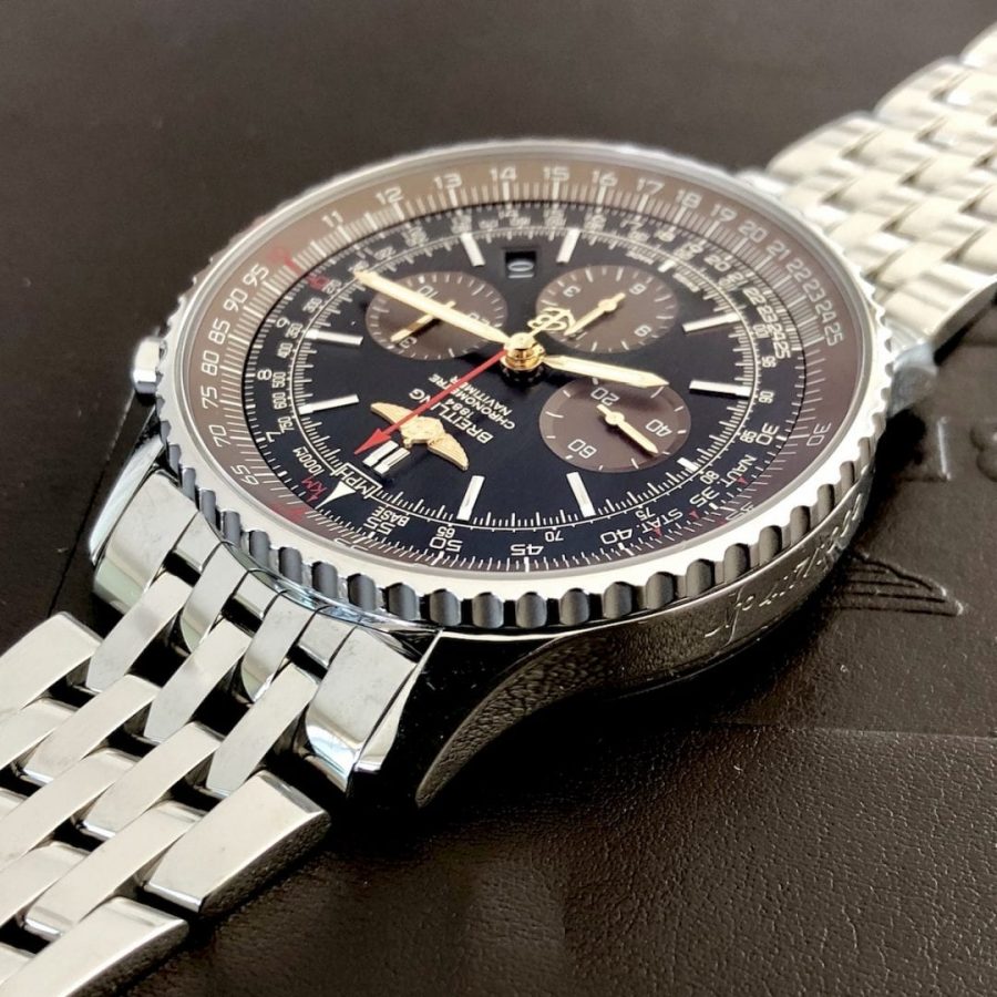 46 Navitimer with Chocolate dial, Box + Papers - Limited 1/1000