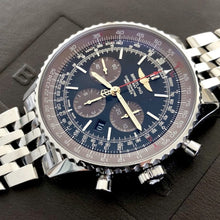 Load image into Gallery viewer, 46 Navitimer with Chocolate dial, Box + Papers - Limited 1/1000

