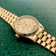 Load image into Gallery viewer, 36mm Mens Rolex President 18038 Yellow Gold
