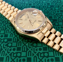 Load image into Gallery viewer, 36mm Mens Rolex President 18038 Yellow Gold
