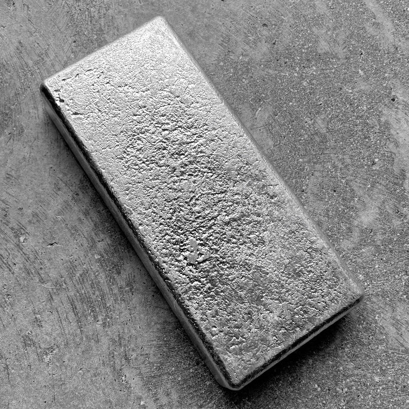 Scarce Johnson Matthey 1 Kilo .999 Silver Poured Bar 32.15 oz – Small Logo