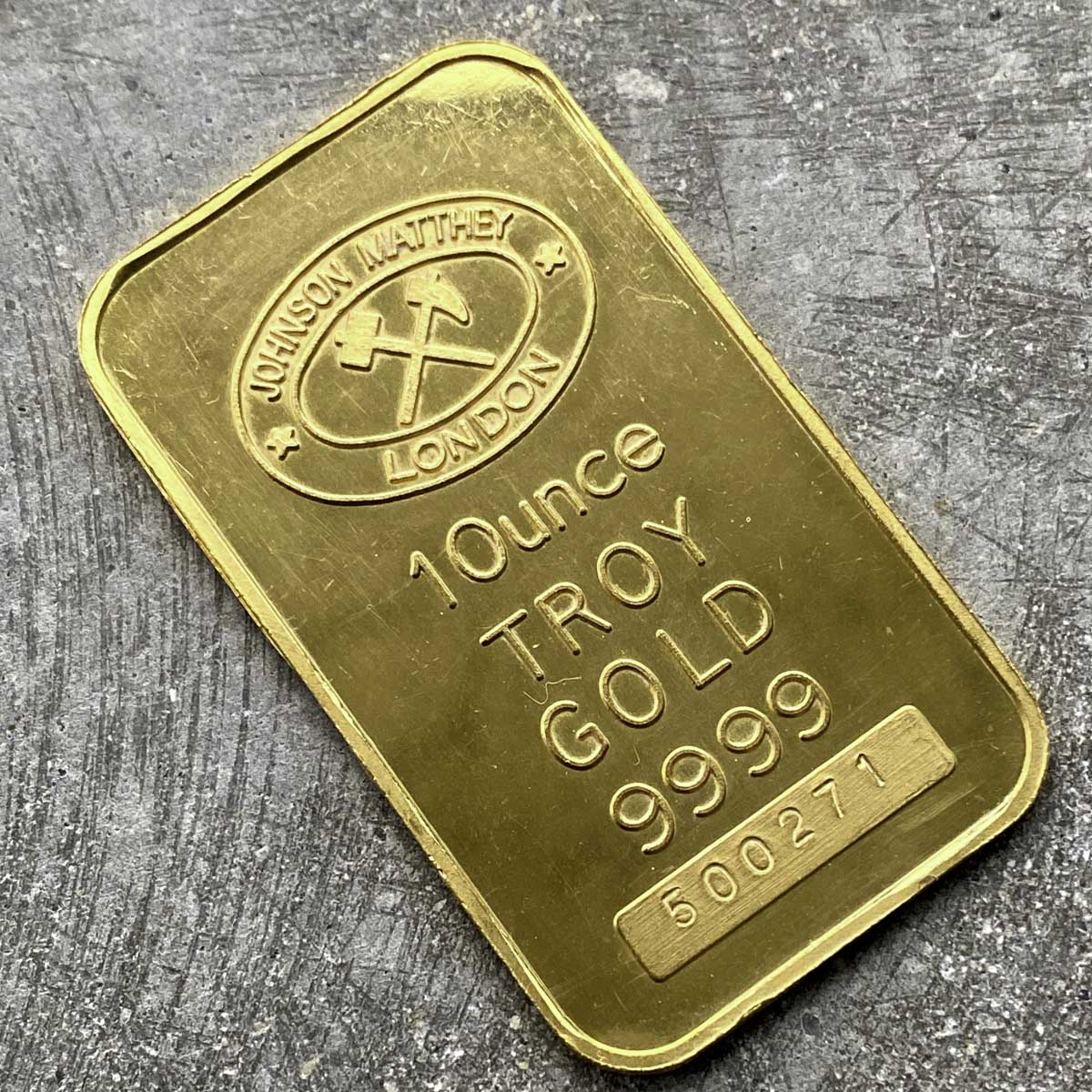 Johnson Matthey London 1oz .999 Gold Bar