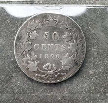 Load image into Gallery viewer, Canada Key Date 1890-H 50 Cents ICCS VG-8

