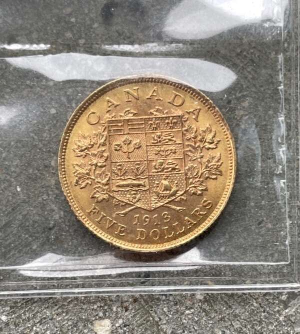 1917 Canada Gold Sovereign Coin - PCGS MS 62