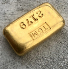 Load image into Gallery viewer, JMC Johnson Matthey Company TGM 2 oz .999 Gold Poured Bar Tucson Gold Mining
