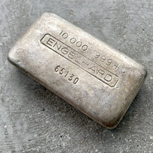 Load image into Gallery viewer, Engelhard 5 Digit 10 oz .999 Silver Bar

