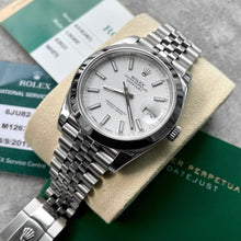 Load image into Gallery viewer, 2018 Rolex 41mm Datejust 126300 Jubilee white dial – Box / Papers - Serviced
