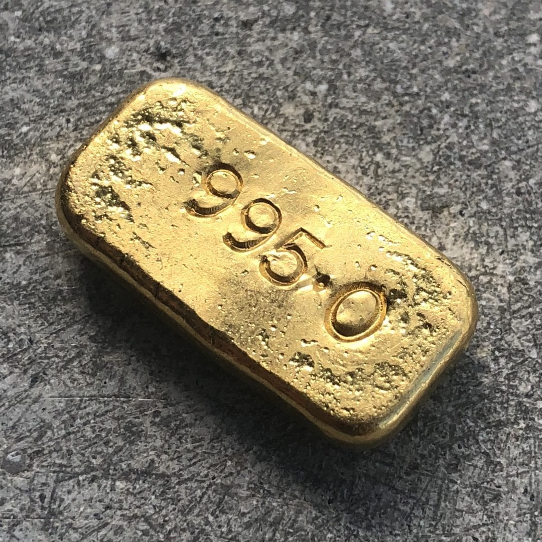 Rothschild 1 oz .9995 Gold Poured Bar