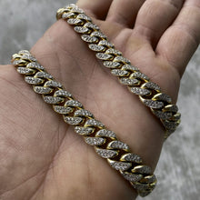 Load image into Gallery viewer, 30 Inch Miami Cuban 10k Gold Diamond Chain Iced Out 16 CT - 80K appraisal
