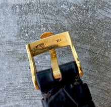Load image into Gallery viewer, Rolex King Midas 18K Yellow Gold Wood Dial 4126 on Original Leather! Left Handed

