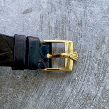 Load image into Gallery viewer, Rolex King Midas 18K Yellow Gold Wood Dial 4126 on Original Leather! Left Handed
