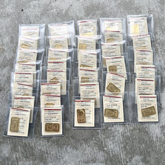 1/2oz Johnson Matthey Gold Trojan bar with certificate