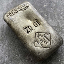 Load image into Gallery viewer, Johnson Matthey 10oz .999 Fine Silver Bar With Extra Assay Stamp
