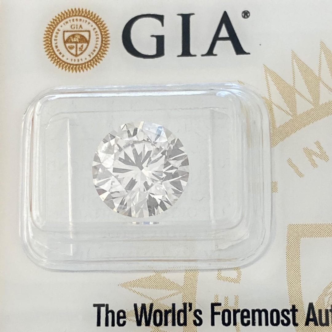 4.05 Carat Round Brilliant Diamond Certified GIA