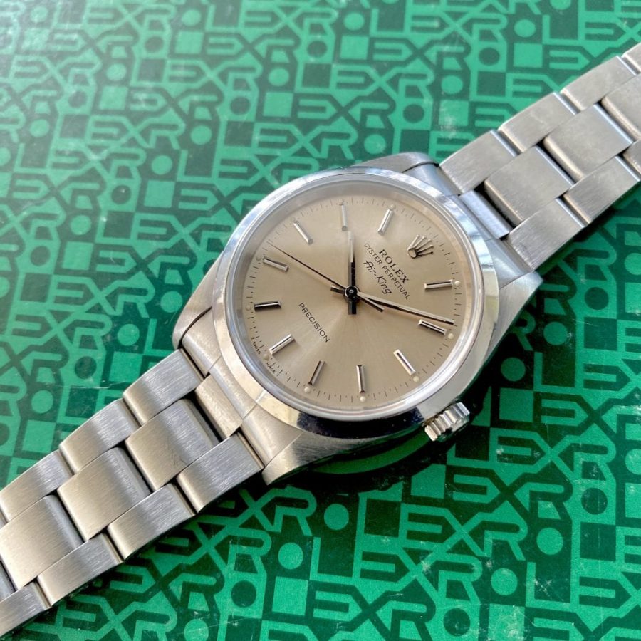 Rolex Air King 34mm 14000 - Super Clean! Tropical Creamy Patina Dial