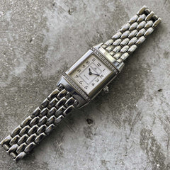 Jaeger LeCoultre Stainless steel Ladies Reverso Diamond bezel 265.8.08