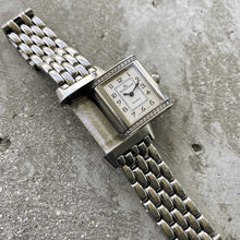 Load image into Gallery viewer, Jaeger LeCoultre Stainless steel Ladies Reverso Diamond bezel 265.8.08
